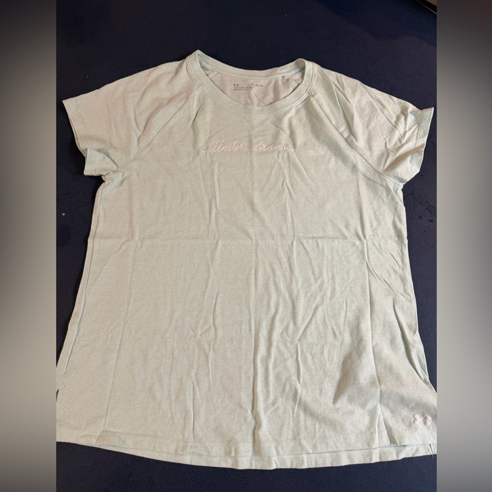 Under Armour Light Blue Short Sleeve Tee - Picture 2 of 3